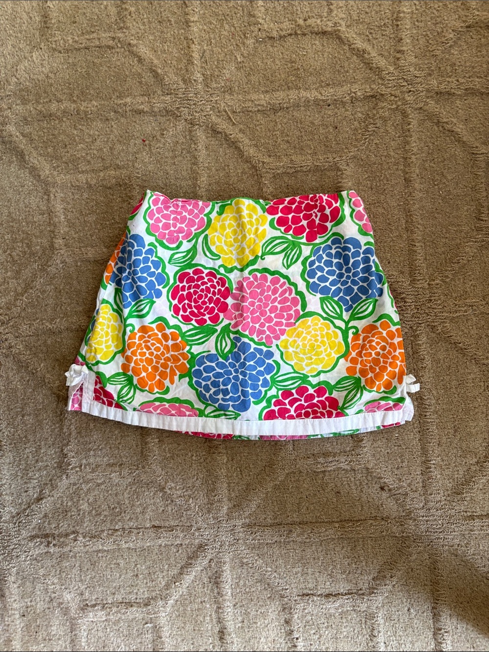 Lilly Pulitzer Girls Floral Skort in Pink, Blue, Yellow, Orange & Green